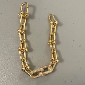 Tiffany Gold Chain Bracelet